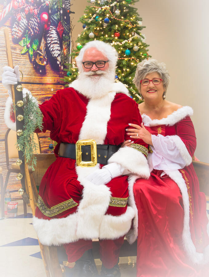 Santa Scott and Mrs. Claus